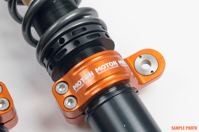BMW M4 Coilover Suspension Kit - Front + Rear - Moton - 1-Way Series, Adjustable Rebound (12-position) + Ride Height, Monotube, Non-Inverted, Includes Springs and Top Mounts (Camber-Adjustable Front Top Mounts, Solid Rear Top Mounts) - `21-`27